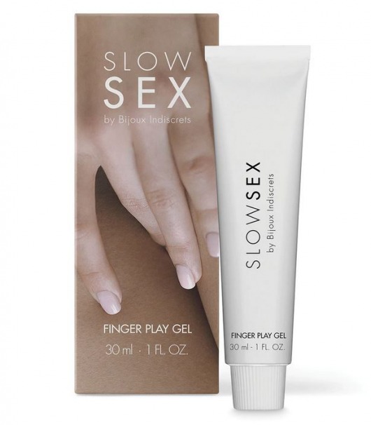 Гель для мастурбации с ароматом кокоса Slow Sex Finger Play Gel - 30 мл. - Bijoux Indiscrets - купить с доставкой в Тольятти