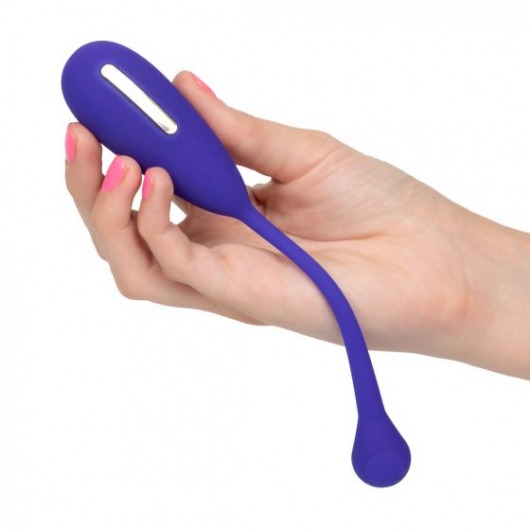 Фиолетовый шарик с электростимуляцией и вибрацией Intimate E-Stimulator Remote Kegel Exerciser - California Exotic Novelties - купить с доставкой в Тольятти