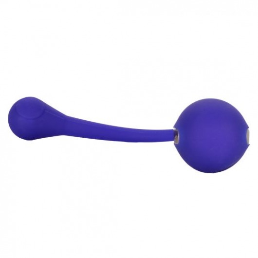 Фиолетовый шарик с электростимуляцией и вибрацией Intimate E-Stimulator Remote Kegel Exerciser - California Exotic Novelties - купить с доставкой в Тольятти