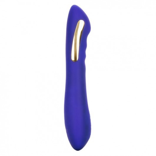 Фиолетовый вибратор с электростимуляцией Intimate E-Stimulator Petite Wand - 18,5 см. - California Exotic Novelties - купить с доставкой в Тольятти