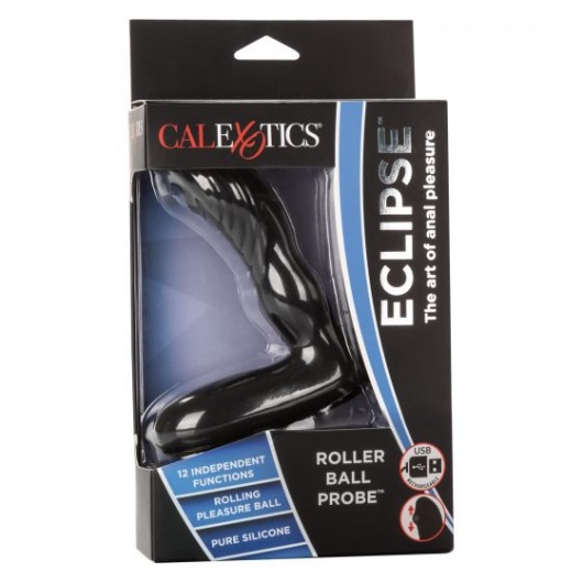 Перезаряжаемый массажер простаты Eclipse Roller Ball Probe - 12,75 см. - California Exotic Novelties - в Тольятти купить с доставкой