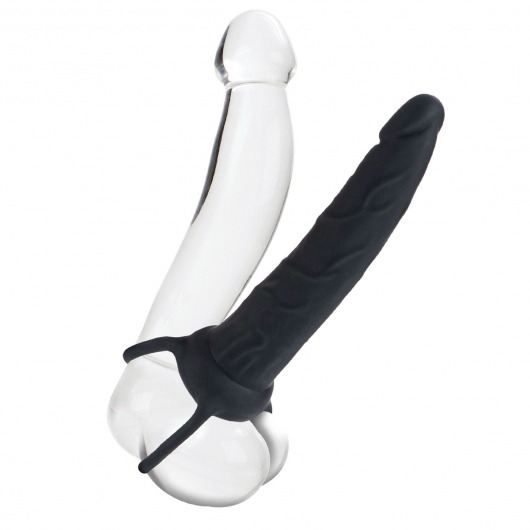 Насадка на пенис Silicone Love Rider Dual Penetrator для двойного проникновения - 14 см. - California Exotic Novelties - в Тольятти купить с доставкой