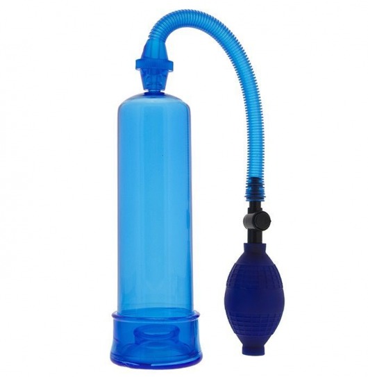 Синяя вакуумная помпа MENZSTUFF PENIS ENLARGER - Dream Toys - в Тольятти купить с доставкой