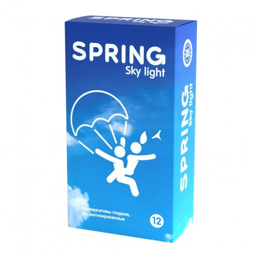 Ультратонкие презервативы SPRING SKY LIGHT - 12 шт. - SPRING - купить с доставкой в Тольятти