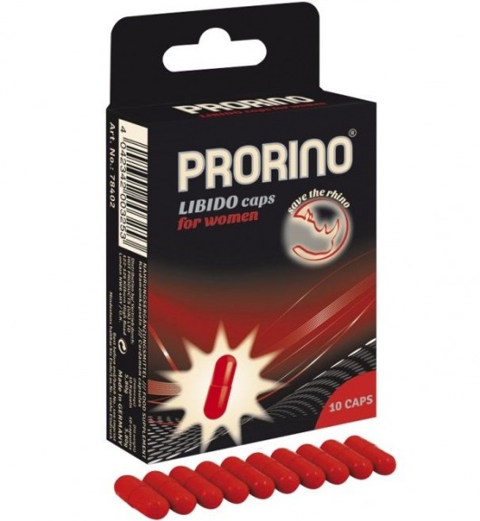 БАД для женщин ero black line PRORINO Libido Caps - 10 капсул - Ero - купить с доставкой в Тольятти