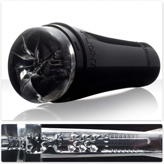 Черный мастурбатор-анус Fleshlight - Flight Pilot - Fleshlight - в Тольятти купить с доставкой
