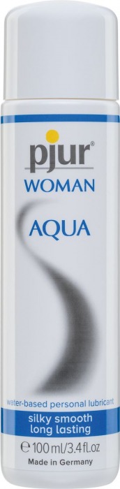 Лубрикант на водной основе pjur WOMAN Aqua - 100 мл. - Pjur - купить с доставкой в Тольятти