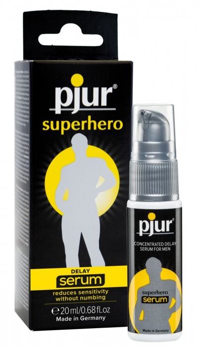 Сыворотка-пролонгатор pjur SUPERHERO Delay Serum - 20 мл. - Pjur - купить с доставкой в Тольятти