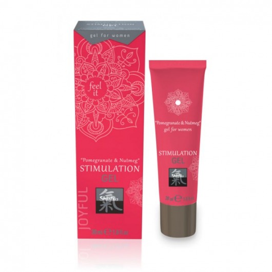 Возбуждающий интимный гель для двоих STIMULATION GEL Pomegranate   Nutmeg - 30 мл. - Shiatsu - купить с доставкой в Тольятти