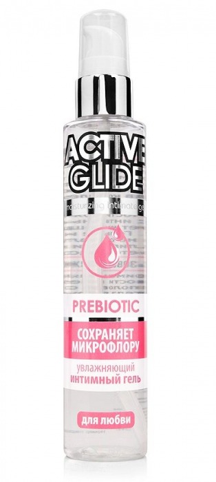 Увлажняющий интимный гель Active Glide Prebiotic - 100 гр. - Биоритм - купить с доставкой в Тольятти