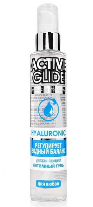 Увлажняющий интимный гель Active Glide Hyaluronic - 100 гр. - Биоритм - купить с доставкой в Тольятти