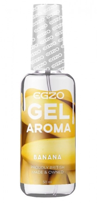 Интимный лубрикант EGZO AROMA с ароматом банана - 50 мл. - EGZO - купить с доставкой в Тольятти