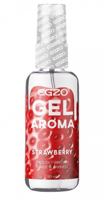 Интимный лубрикант EGZO AROMA с ароматом клубники - 50 мл. - EGZO - купить с доставкой в Тольятти