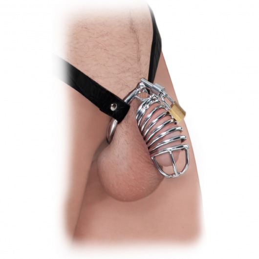 Кольцо верности Extreme Chastity Belt с фиксацией головки - Pipedream - купить с доставкой в Тольятти