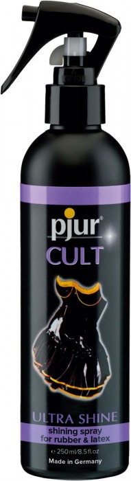Спрей для ухода за одеждой из латекса pjur CULT Ultra Shine - 250 мл. - Pjur - купить с доставкой в Тольятти