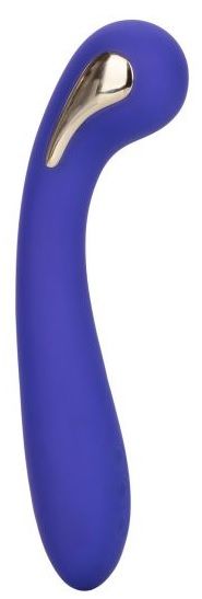 Фиолетовый вибромассажер с электростимуляцией Intimate Estim Petite G Wand - 19 см. - California Exotic Novelties - купить с доставкой в Тольятти