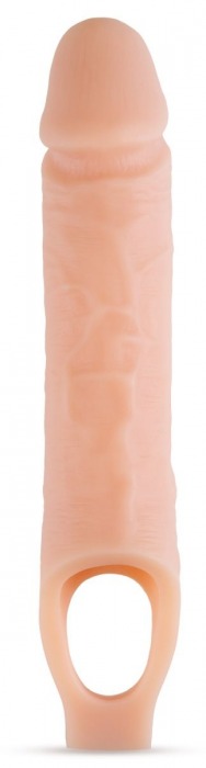 Телесный реалистичный фаллоудлинитель 10 Inch Silicone Cock Sheath Penis Extender - 25,4 см. - Blush Novelties - в Тольятти купить с доставкой