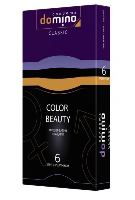 Разноцветные презервативы DOMINO Colour Beauty - 6 шт. - Domino - купить с доставкой в Тольятти