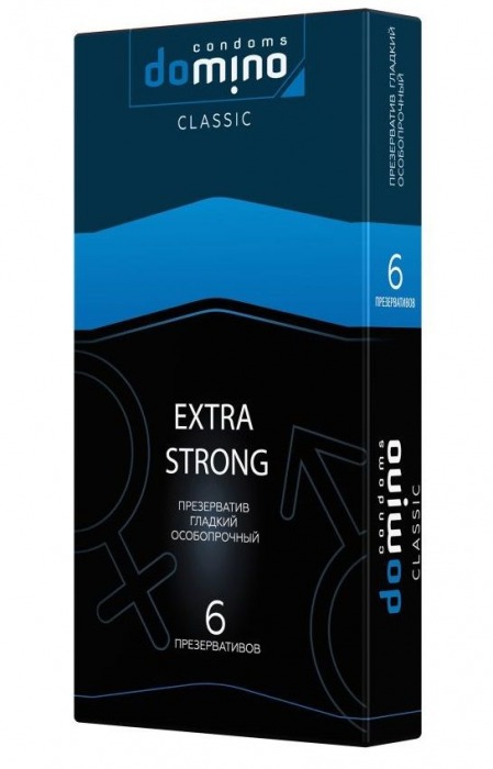 Суперпрочные презервативы DOMINO Extra Strong - 6 шт. - Domino - купить с доставкой в Тольятти
