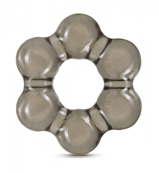 Дымчатое эрекционное кольцо Stay Hard Thick Bead Cock Ring - Blush Novelties - в Тольятти купить с доставкой