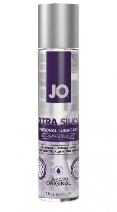 Лубрикант на силиконовой основе JO Xtra Silky - 30 мл. - System JO - купить с доставкой в Тольятти