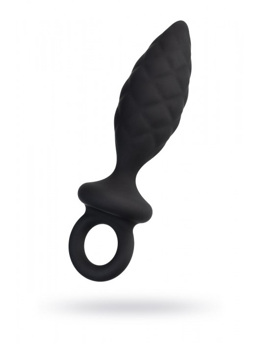 Черная анальная пробка Strob M - 13,5 см. - Erotist Adult Toys