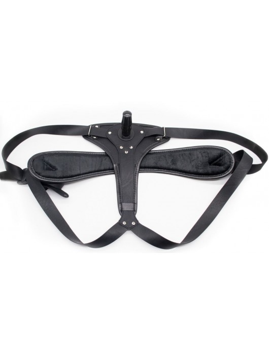 Реалистичный страпон Woman Midi с вагинальной пробкой - 19 см. - LOVETOY (А-Полимер) - купить с доставкой в Тольятти