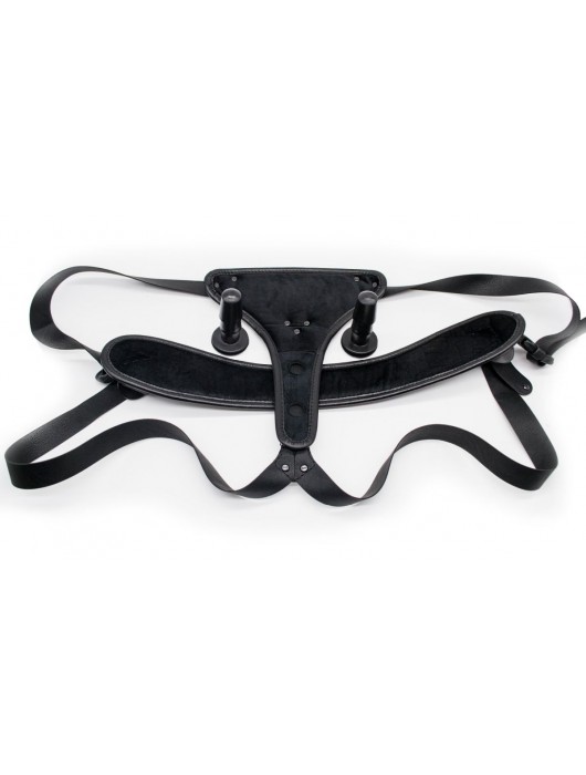 Реалистичный страпон Woman Midi с вагинальной пробкой - 19 см. - LOVETOY (А-Полимер) - купить с доставкой в Тольятти