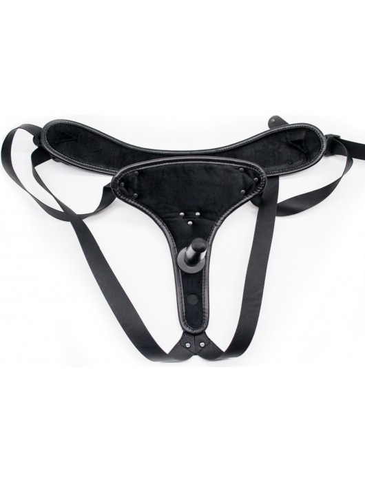 Реалистичный страпон Woman Midi с вагинальной пробкой - 19 см. - LOVETOY (А-Полимер) - купить с доставкой в Тольятти