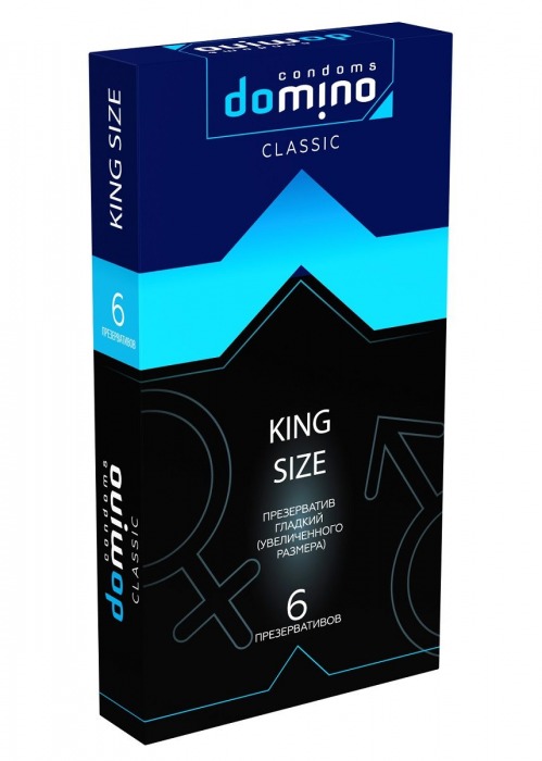 Презервативы увеличенного размера DOMINO Classic King size - 6 шт. - Domino - купить с доставкой в Тольятти