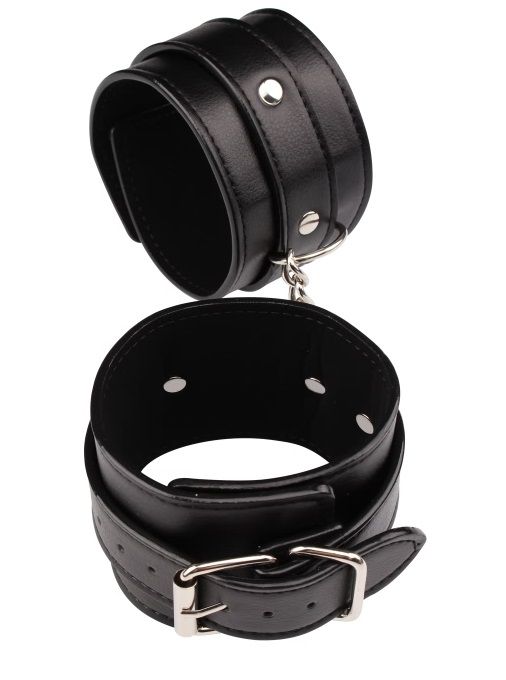 Черные оковы Classic Ankle Cuffs - Chisa - купить с доставкой в Тольятти