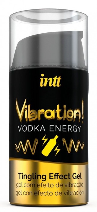 Жидкий интимный гель с эффектом вибрации Vibration! Vodka Energy - 15 мл. - INTT - купить с доставкой в Тольятти