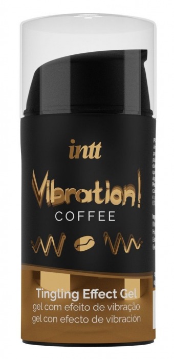 Жидкий интимный гель с эффектом вибрации Vibration! Coffee - 15 мл. - INTT - купить с доставкой в Тольятти