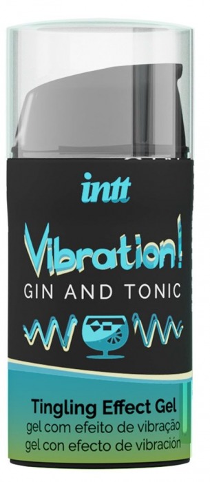 Жидкий интимный гель с эффектом вибрации Vibration! Gin   Tonic - 15 мл. - INTT - купить с доставкой в Тольятти