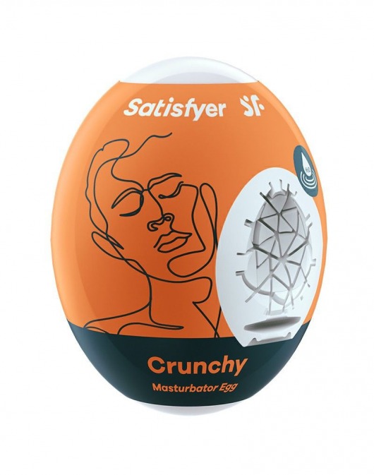 Мастурбатор-яйцо Satisfyer Crunchy Mini Masturbator - Satisfyer - в Тольятти купить с доставкой
