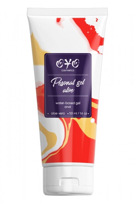 Анальная смазка на водной основе OYO Personal Gel Aloe - 50 мл. - OYO - купить с доставкой в Тольятти