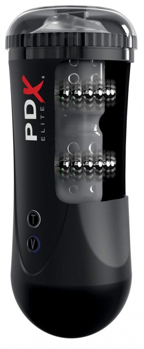 Черный автоматический мастурбатор-ротик Moto Stroker - Pipedream - в Тольятти купить с доставкой