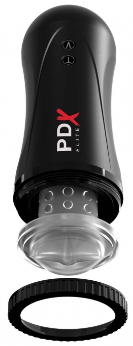 Черный автоматический мастурбатор-ротик Moto Stroker - Pipedream - в Тольятти купить с доставкой