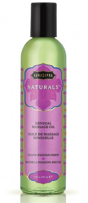 Массажное масло Naturals Island Passion Berry с ароматом тропических фруктов - 236 мл. - Kama Sutra - купить с доставкой в Тольятти
