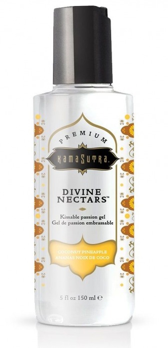 Гель-лубрикант на водной основе Divine Nectars Vanilla с ароматом ванили - 150 мл. - Kama Sutra - купить с доставкой в Тольятти