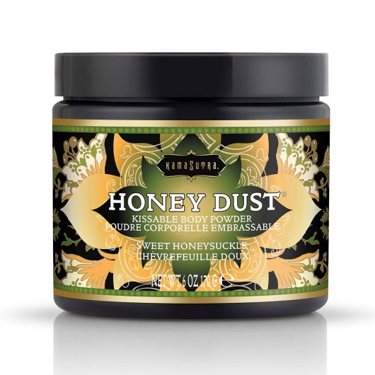 Пудра для тела Honey Dust Body Powder с ароматом жимолости - 170 гр. - Kama Sutra - купить с доставкой в Тольятти