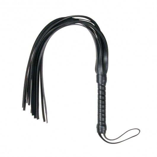 Черный флоггер Flogger Whip - 46 см. - Easy toys - купить с доставкой в Тольятти