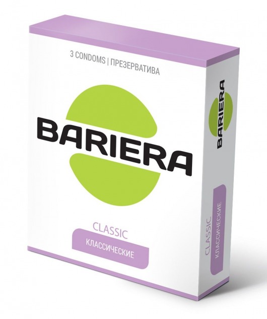 Классические презервативы Bariera Classic - 3 шт. - Bariera - купить с доставкой в Тольятти