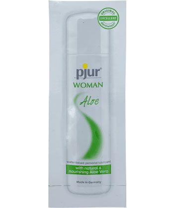 Лубрикант на водной основе pjur WOMAN Aloe - 2 мл. - Pjur - купить с доставкой в Тольятти