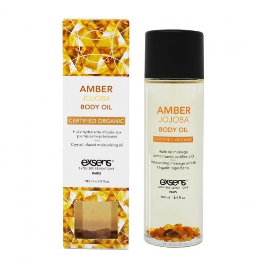 Органическое массажное масло AMBER JOJOBA - 100 мл. - Exsens - купить с доставкой в Тольятти