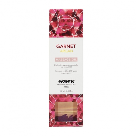 Органическое массажное масло GARNET ARGAN - 100 мл. - Exsens - купить с доставкой в Тольятти