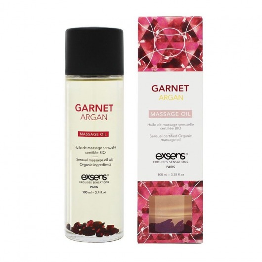 Органическое массажное масло GARNET ARGAN - 100 мл. - Exsens - купить с доставкой в Тольятти
