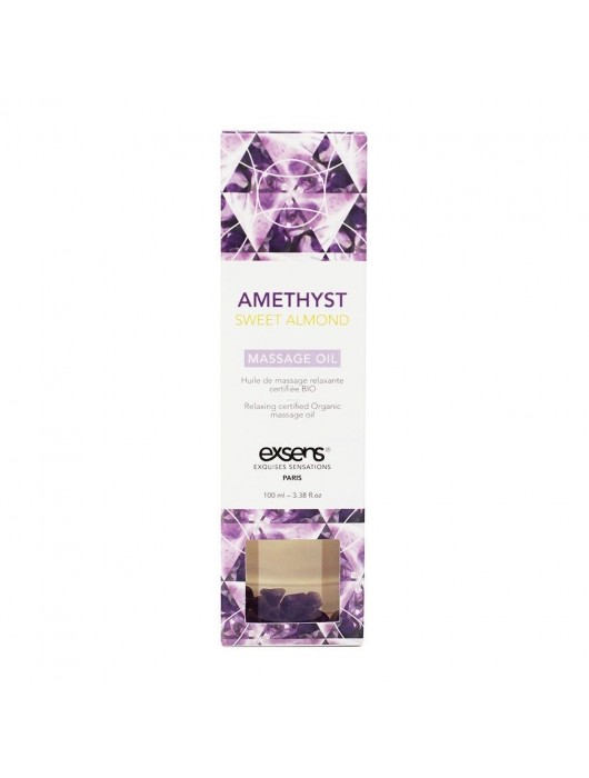 Органическое массажное масло AMETHYST SWEET ALMOND - 100 мл. - Exsens - купить с доставкой в Тольятти