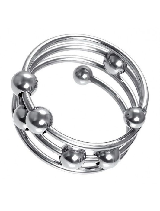 Большое металлическое кольцо под головку пениса - ToyFa - купить с доставкой в Тольятти