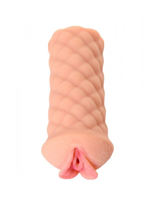 Телесный мастурбатор-вагина Elegance.002 с вибрацией - KOKOS - в Тольятти купить с доставкой